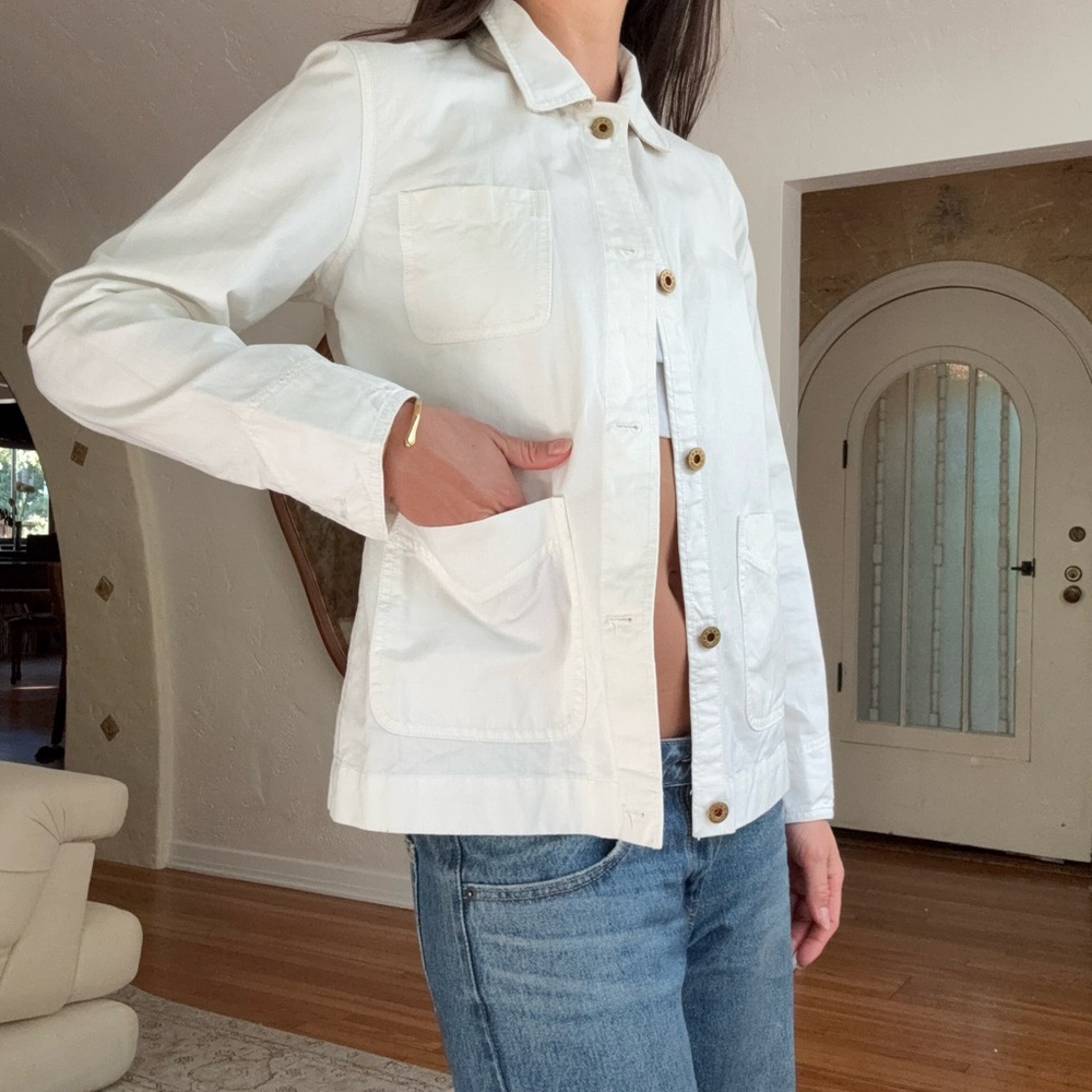Chic White Alex Mill Jacket
